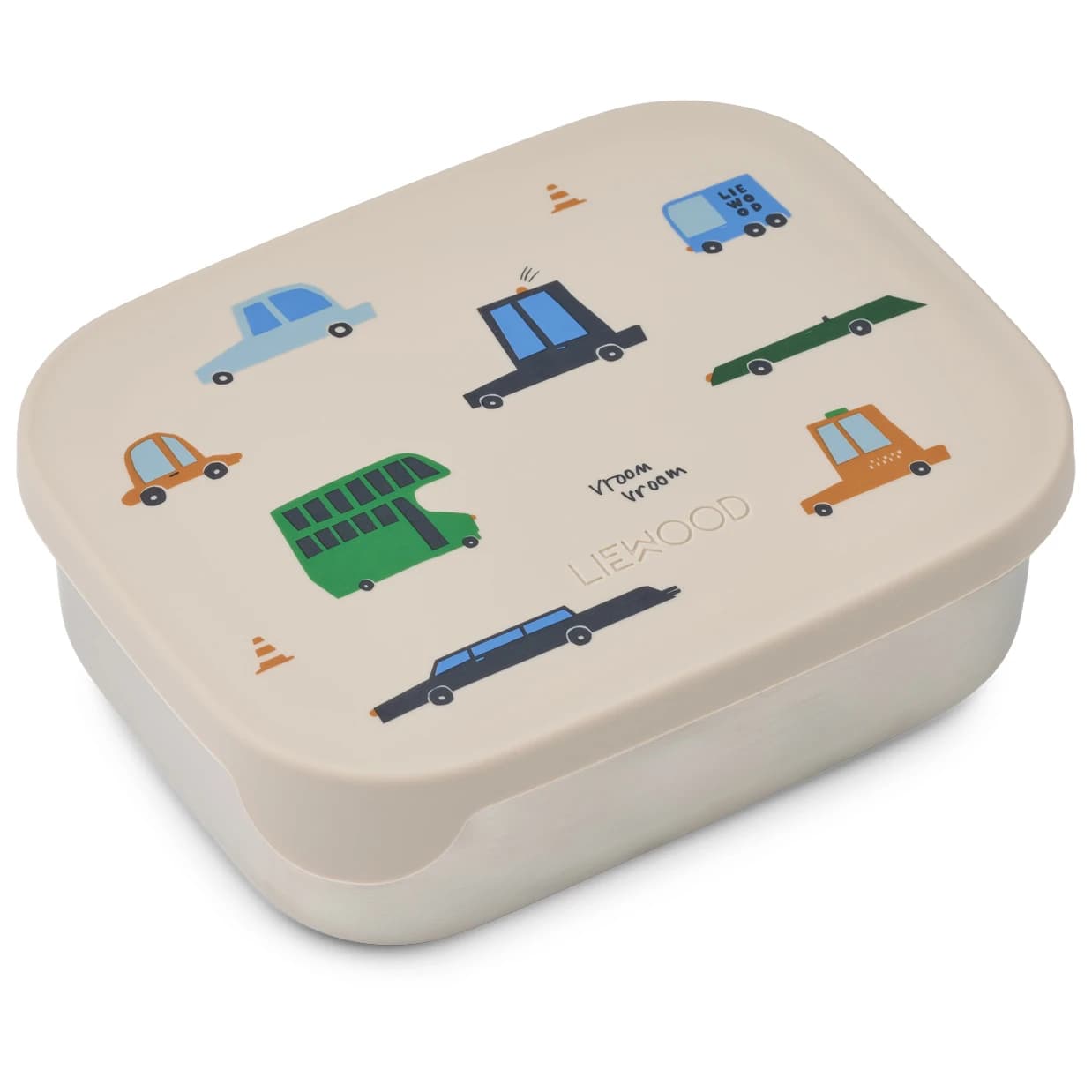 Детски контейнер за храна Liewood Kid's Arthur Printed Lunchbox Food storage - Cars / Sandy