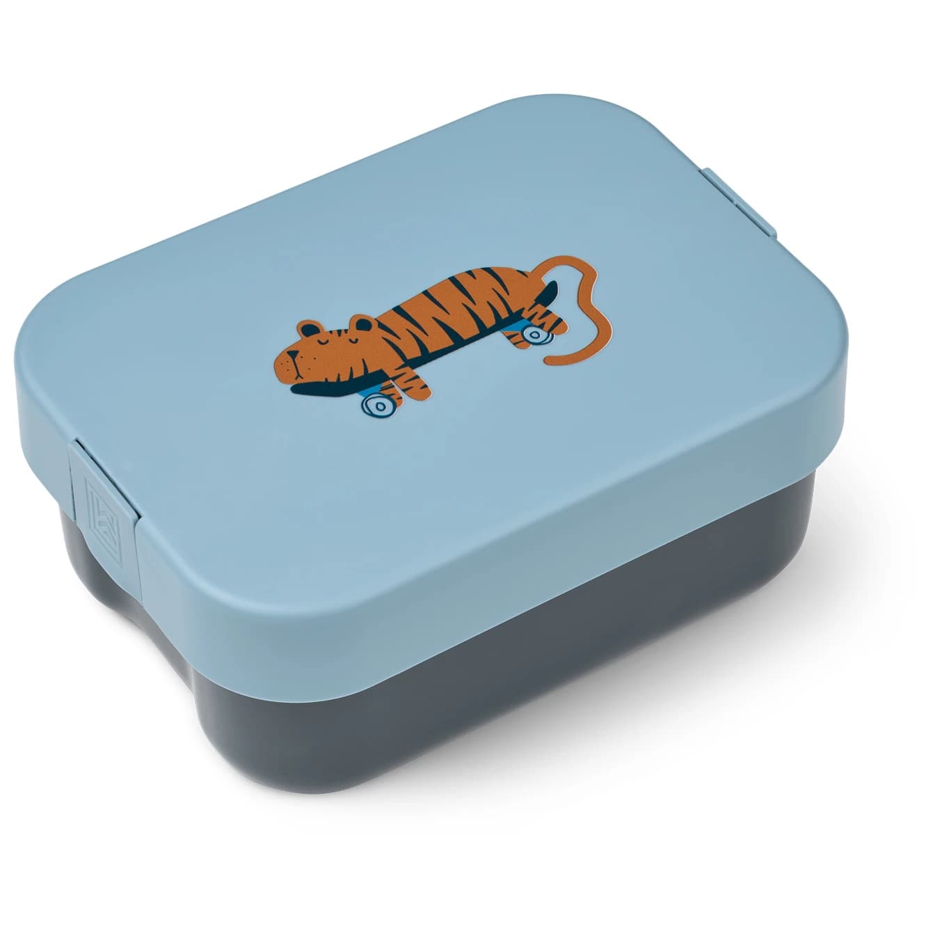 Детски контейнер за храна Liewood Kid's Kamil Lunchbox Food storage - Tiger / Beach Blue