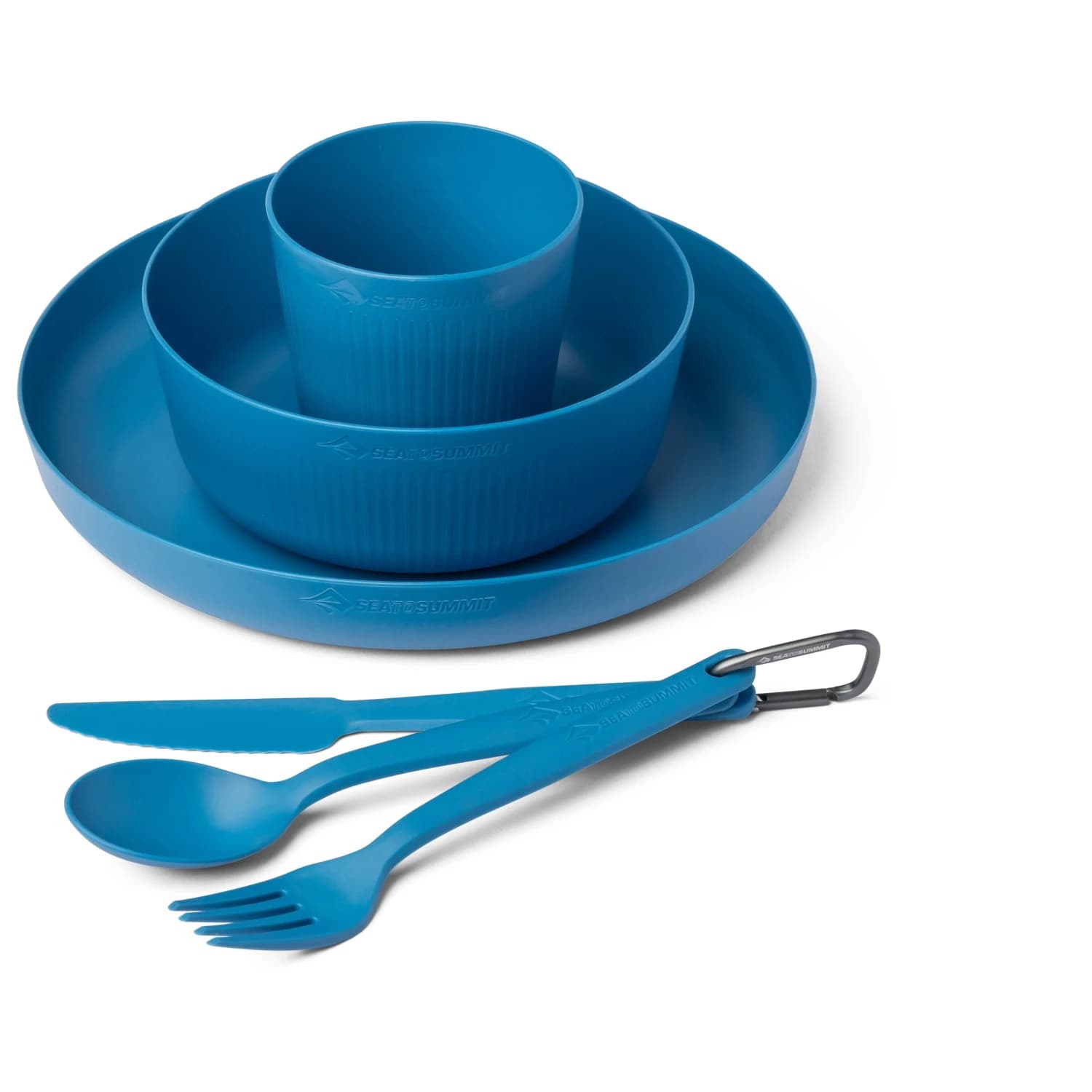 Комплект съдове Sea to summit Camp Dinnerware Set with Mesh Sack Set of dishes - Cendre Blue