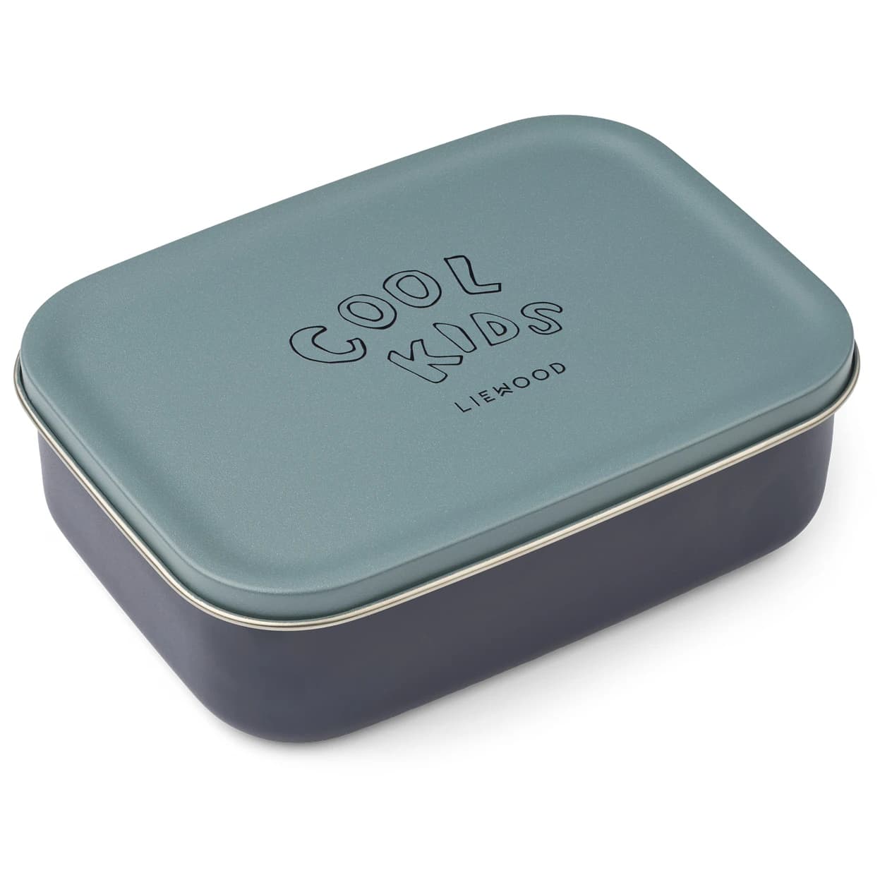 Детски контейнер за храна Liewood Kid's Nina Stainless Steel Lunchbox Food storage - Cool Kids / Dusty Peppermint