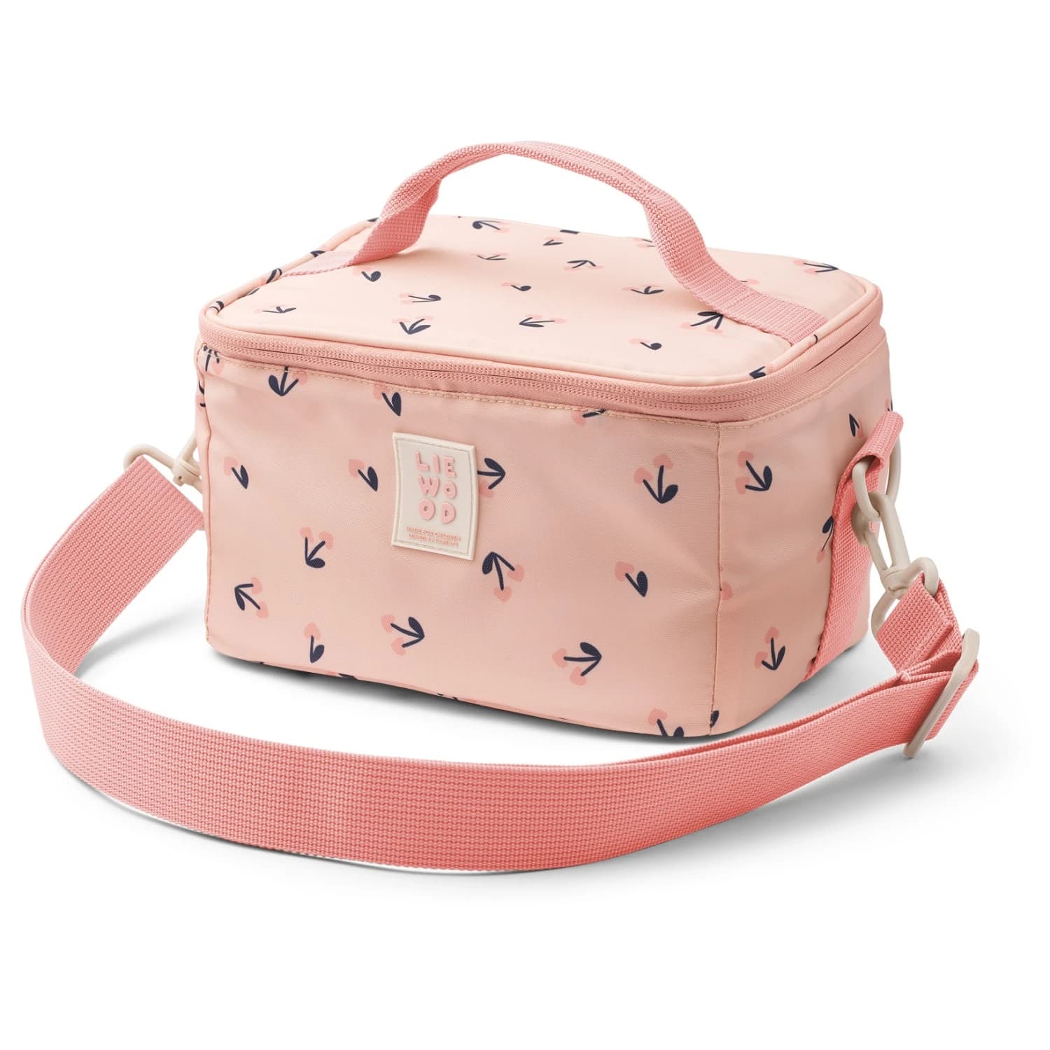 Детска хладилна кутия/чанта Liewood Kid's Toby Medium Thermal Bag Cool bag - Cherry Heart / Rosey