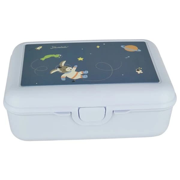 Детски контейнер за храна Sterntaler Kid's Kinderbrotdose mit Print Food storage - Himmelblau / Weltraum