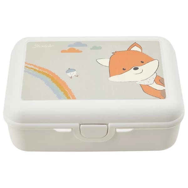 Детски контейнер за храна Sterntaler Kid's Kinderbrotdose mit Print Food storage - Lichtgrau / Filou