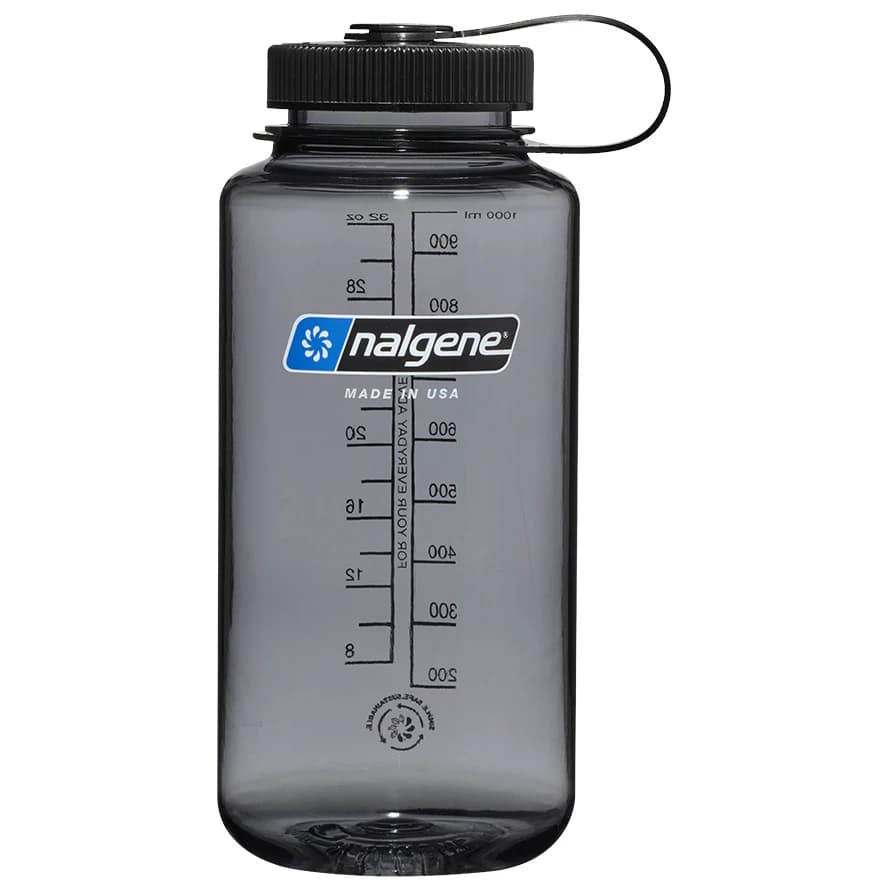 Бутилка за вода Nalgene Sustain Wide Neck Water bottle - Grey / Black