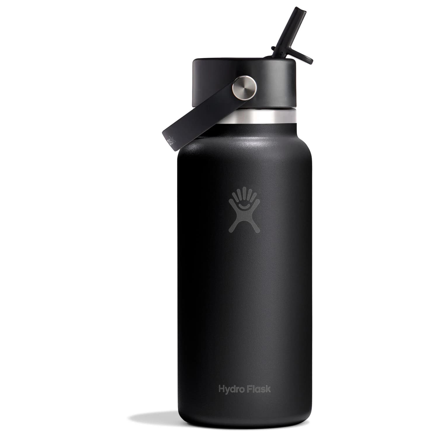 Бутилка за вода Hydro flask Wide Flex Straw Cap Water bottle - Black II