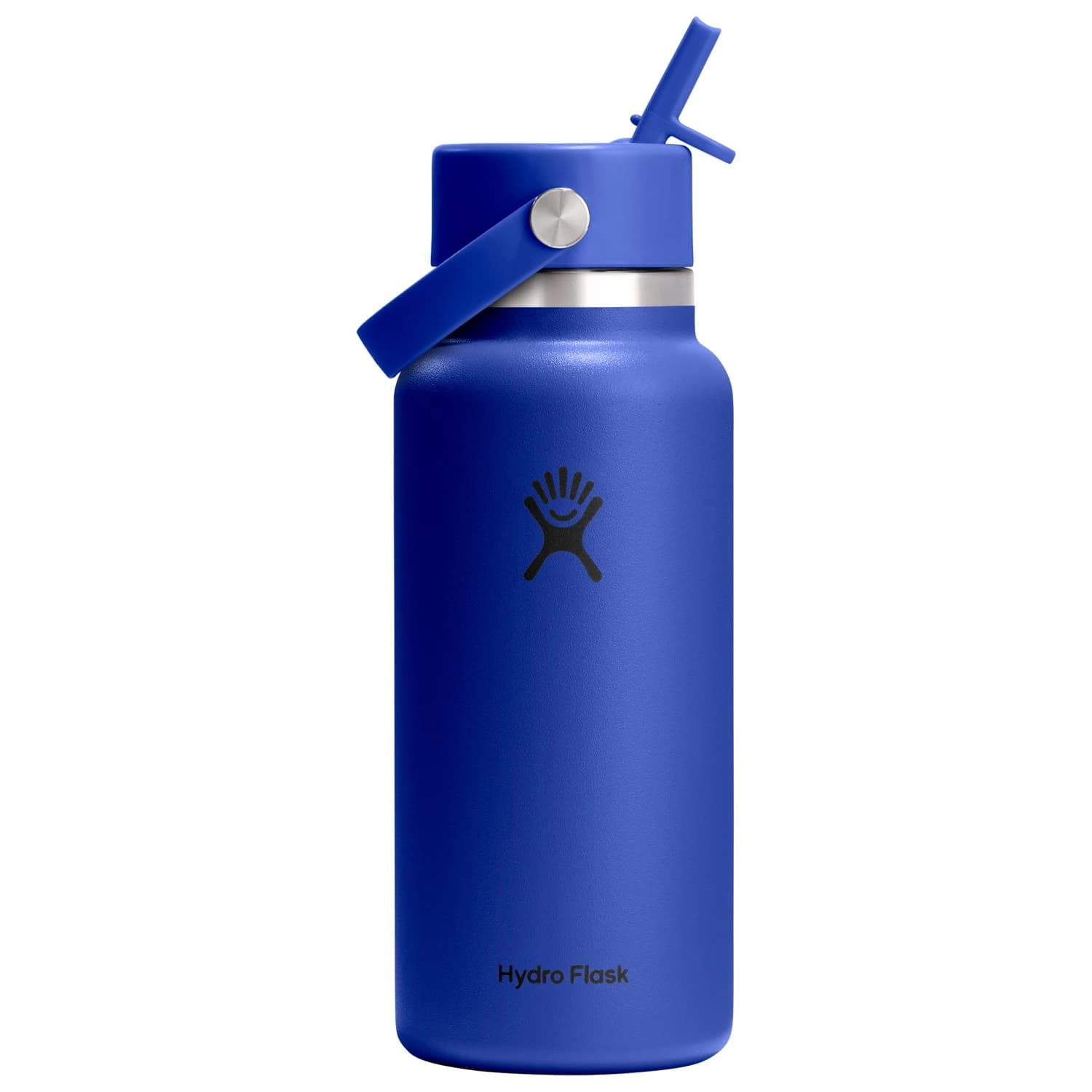 Бутилка за вода Hydro flask Wide Flex Straw Cap Water bottle - Capri Blue