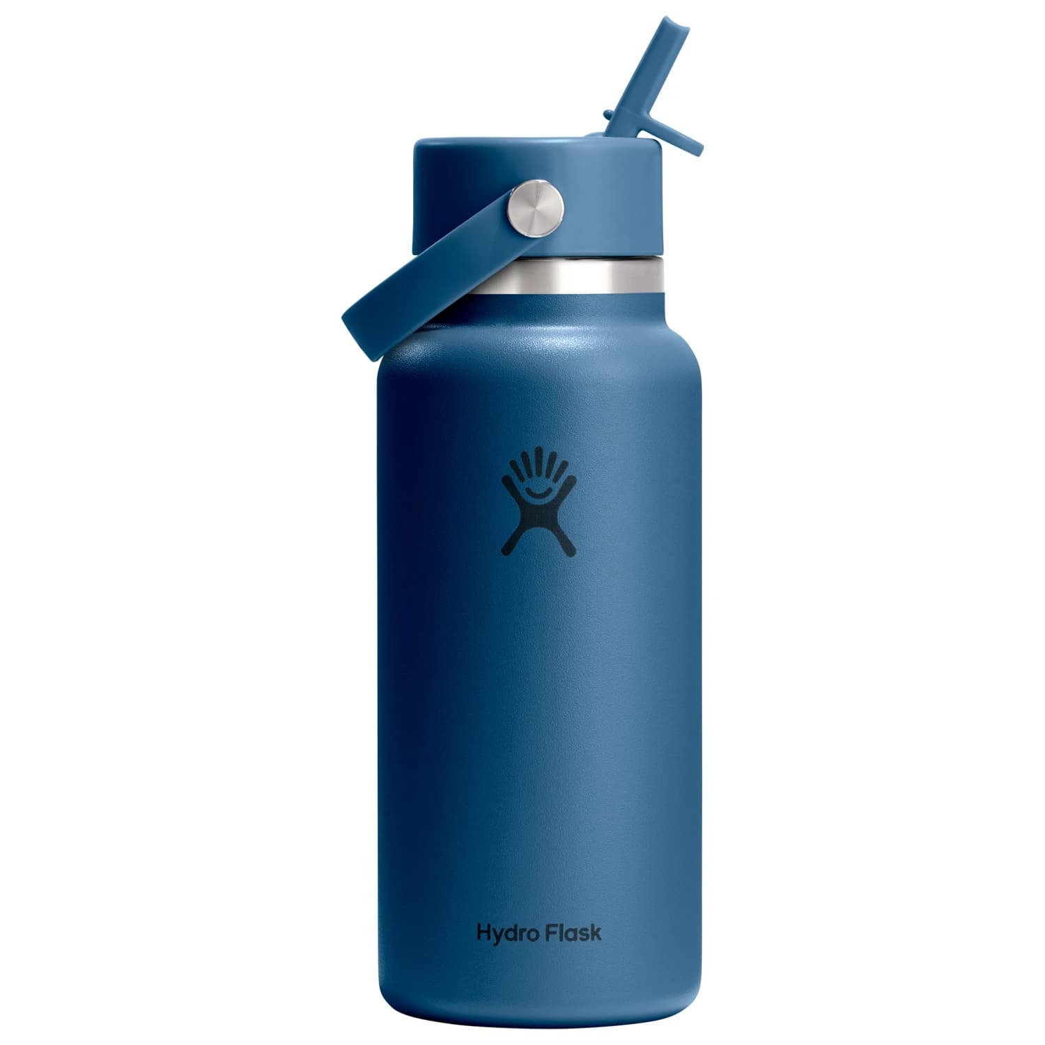 Бутилка за вода Hydro flask Wide Flex Straw Cap Water bottle - Harbor Blue