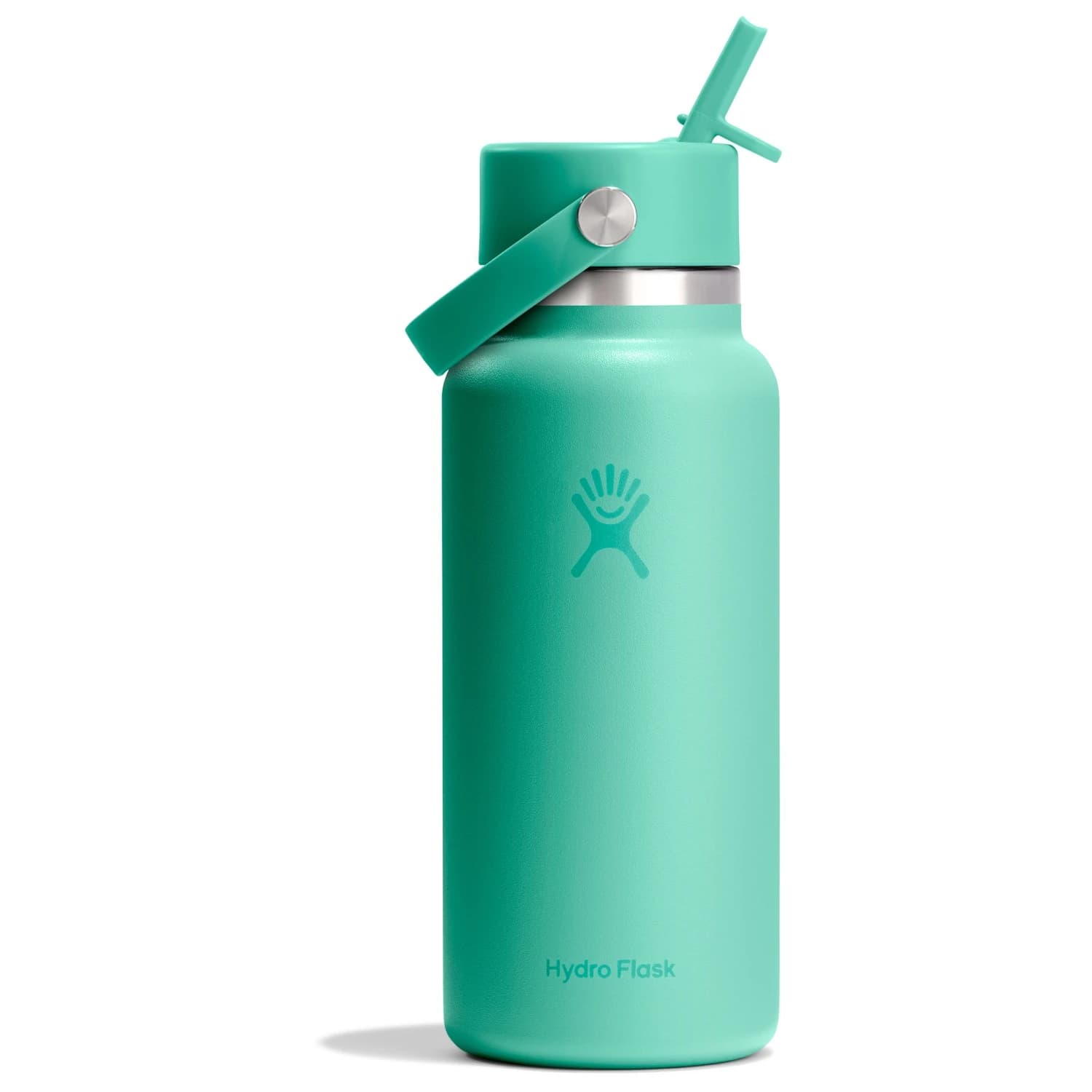Бутилка за вода Hydro flask Wide Flex Straw Cap Water bottle - Mermaid Green