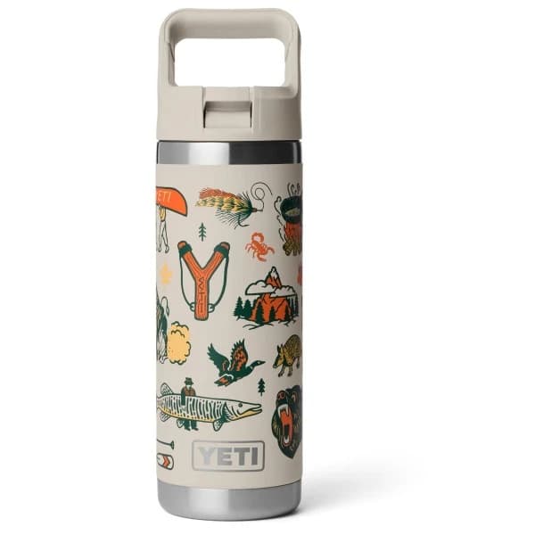 Термо бутилка Yeti coolers Rambler Bottle C Straw Insulated bottle - Summer Graphic Cape Taupe