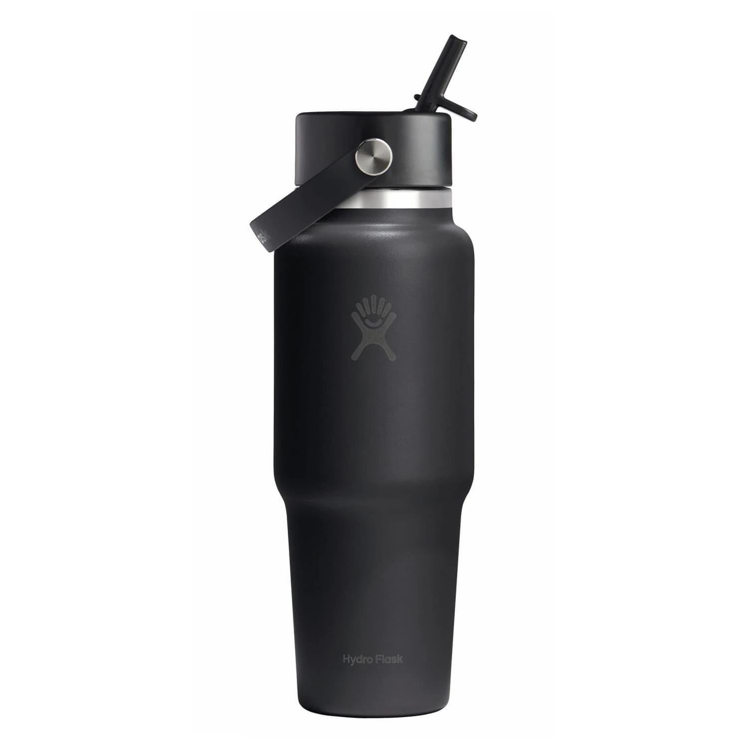 Бутилка за вода Hydro Flask Wide Flex Straw Travel Bottle Water bottle - Black II