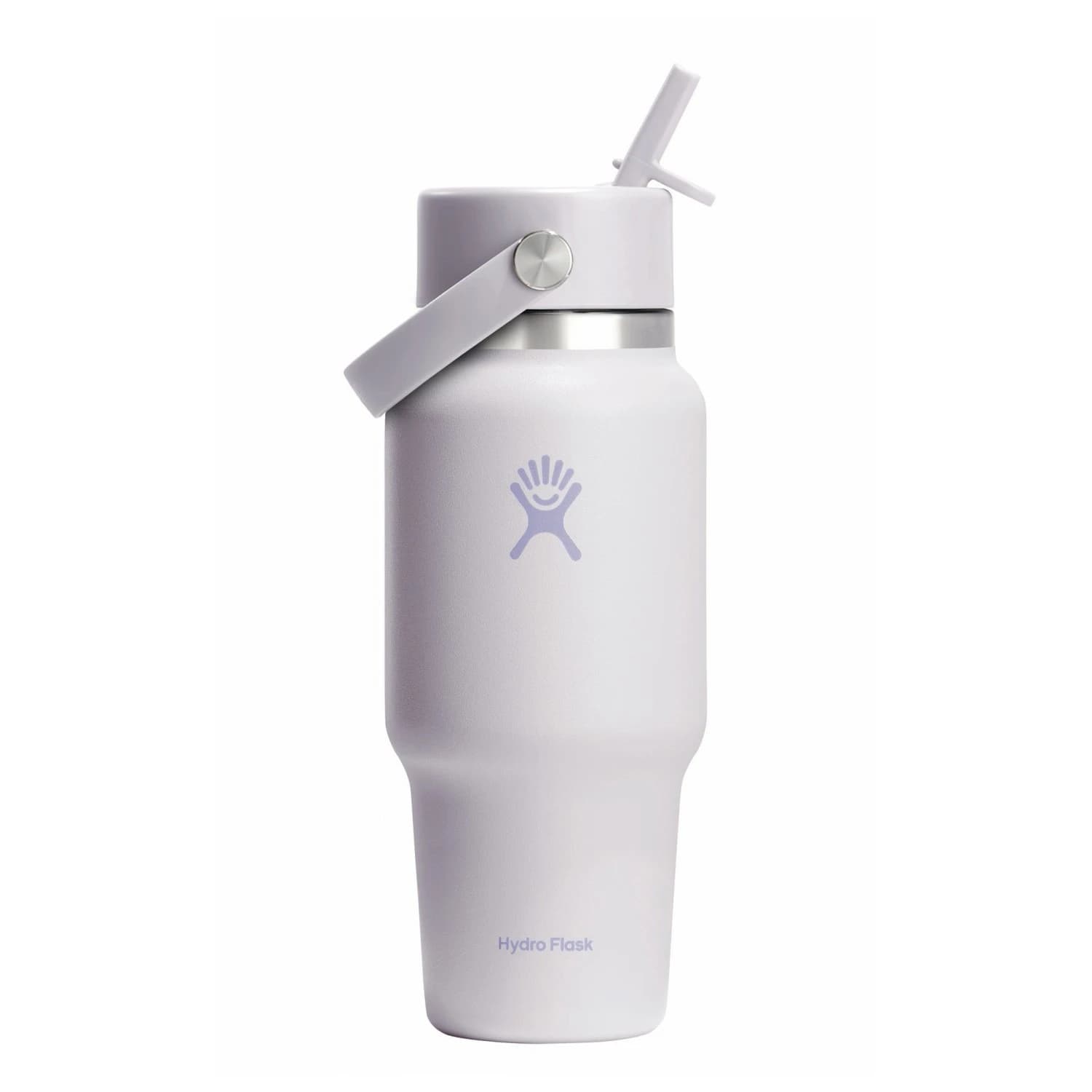 Бутилка за вода Hydro flask Wide Flex Straw Travel Bottle Water bottle - Cloud Pink