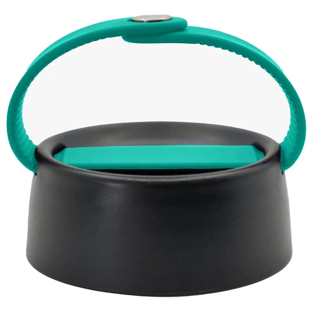 Бутилка за велосипед Bivo Ventura Lid Lid - Black / Turquoise
