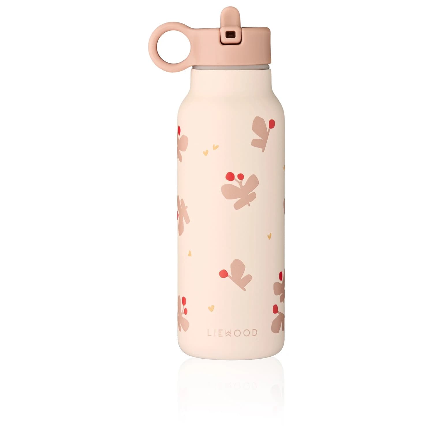 Детска термо бутилка Liewood Kid's Falk Water Bottle Insulated bottle - Butterfly / Apple Blossom