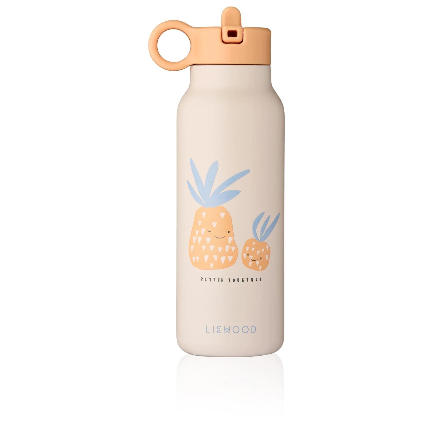 Детска термо бутилка Liewood Kid's Falk Water Bottle Insulated bottle - Pineapple / Sandy