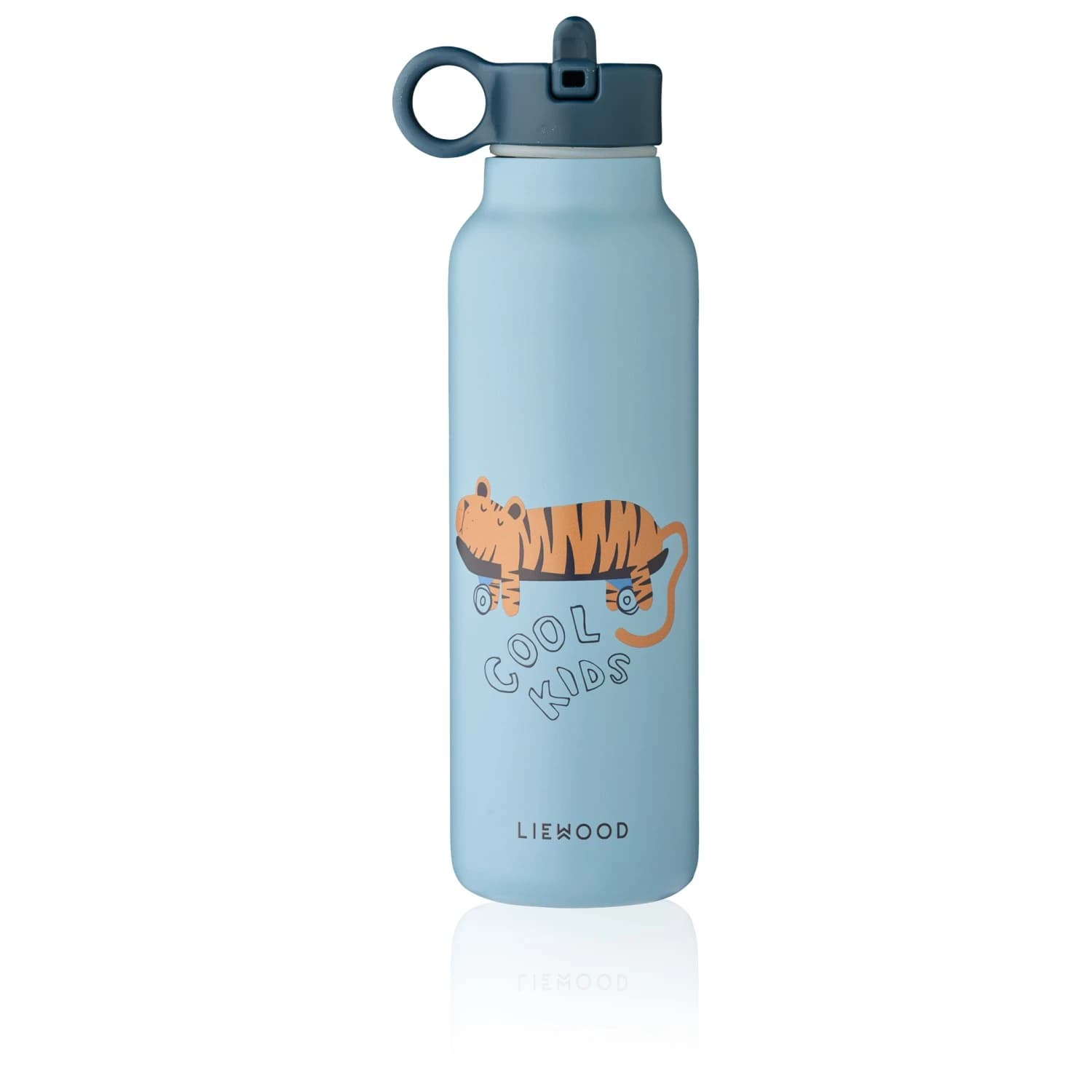 Детска термо бутилка Liewood Kid's Falk Water Bottle Insulated bottle - Tiger / Beach Blue