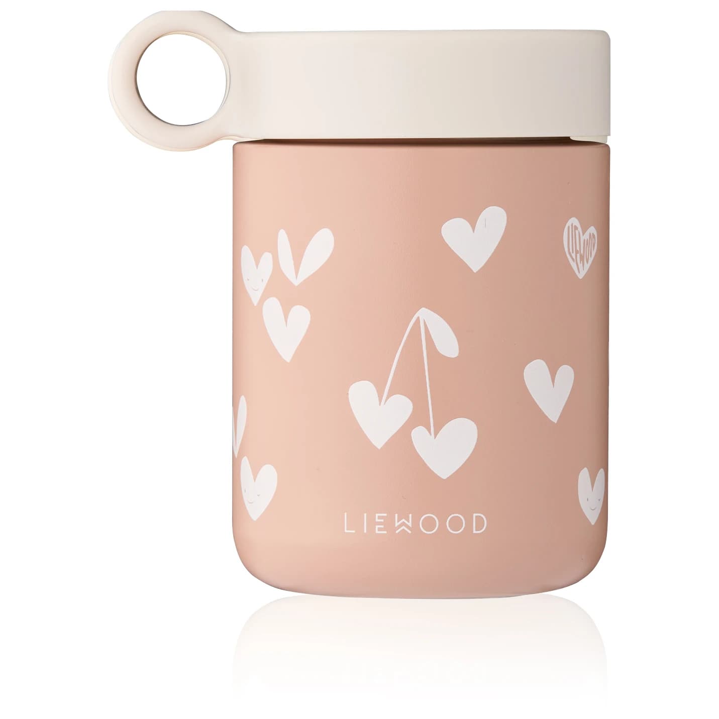 Детски контейнер за храна Liewood Kid's Kiani Printed Food Jar Food storage - Sweethearts / Pale Tuscany