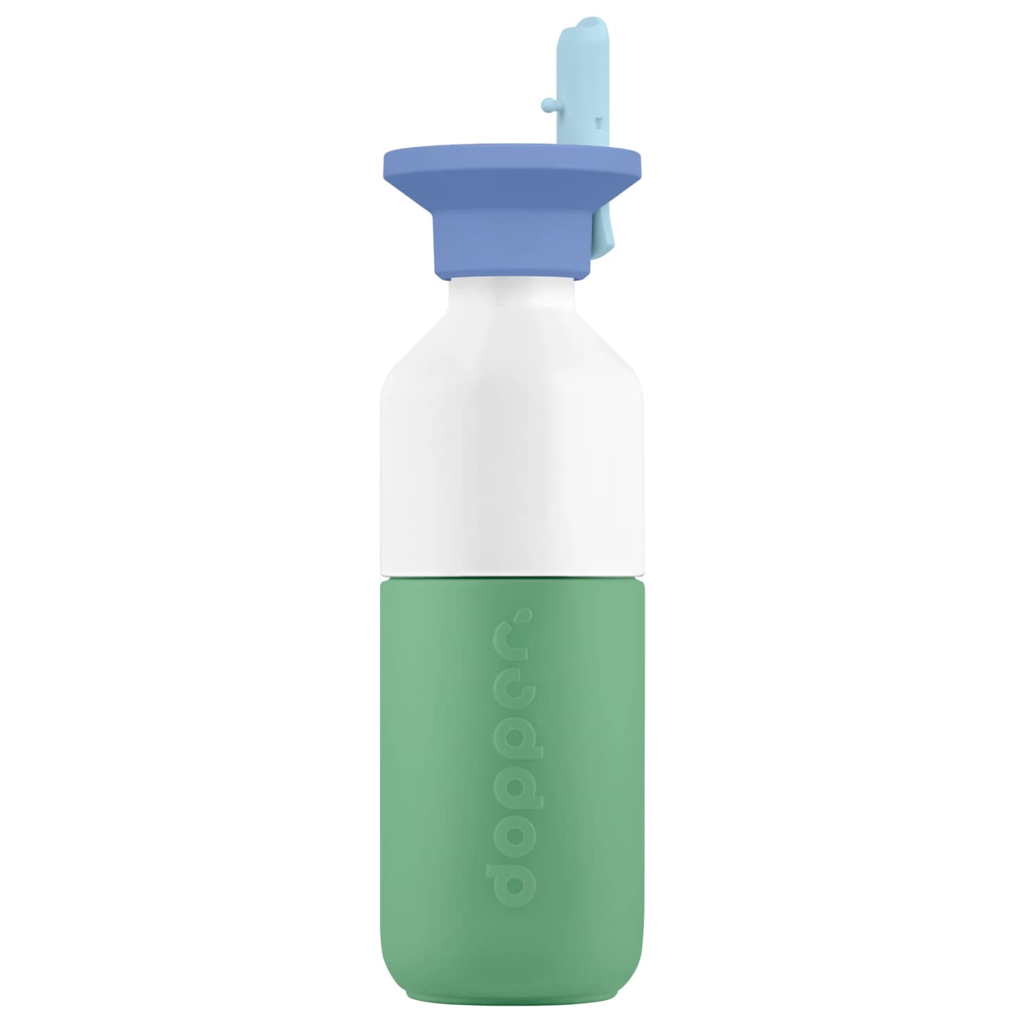 Бутилка за вода Dopper Dopper Steel x Flip Straw Water bottle - Fresh Green