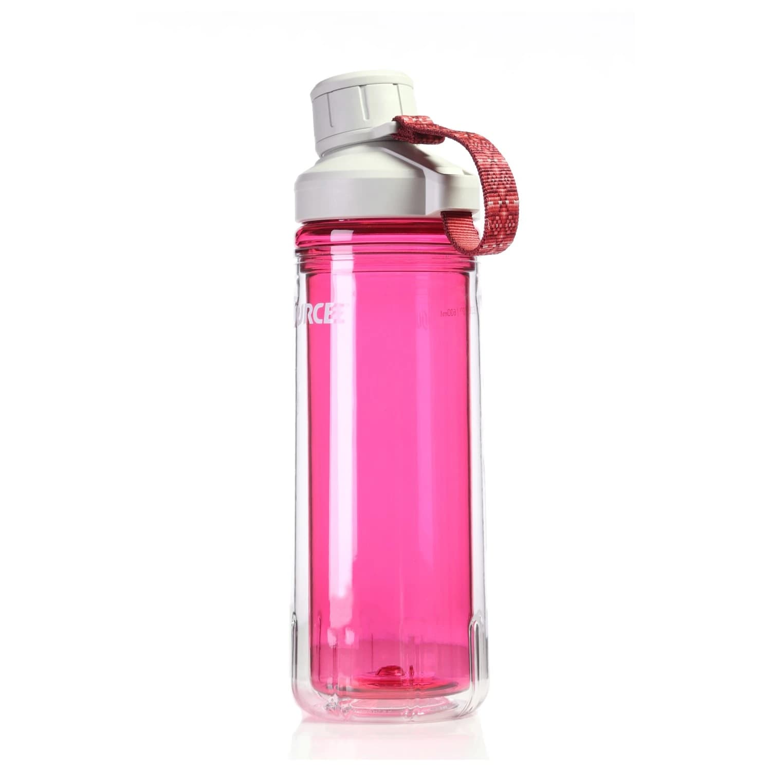 Бутилка за вода Source Eco Tritan Double Wall Clickseal Water bottle - Berry Red