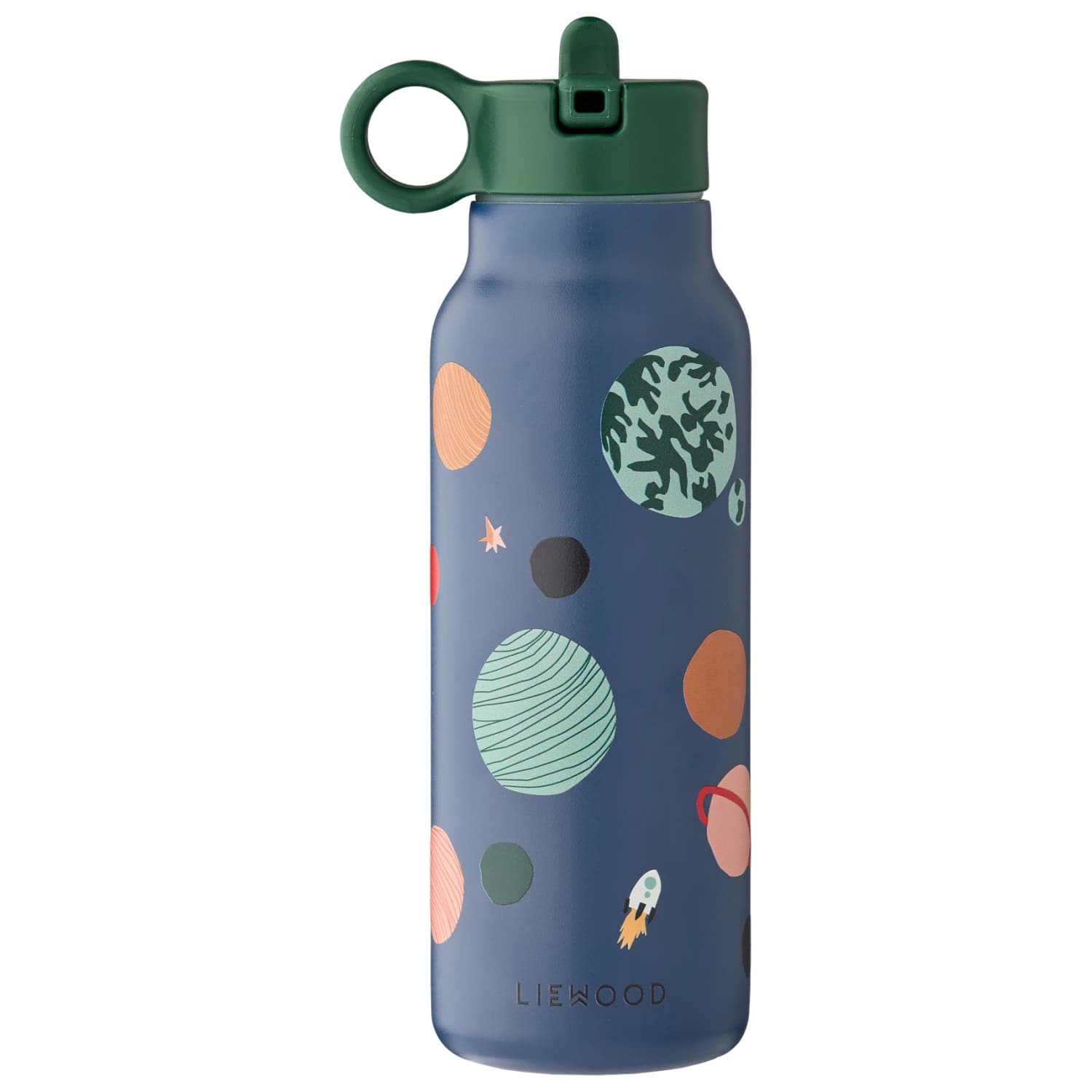 Детска термо бутилка Liewood Kid's Falk Water Bottle 350 Insulated bottle - Universe / Classic Navy