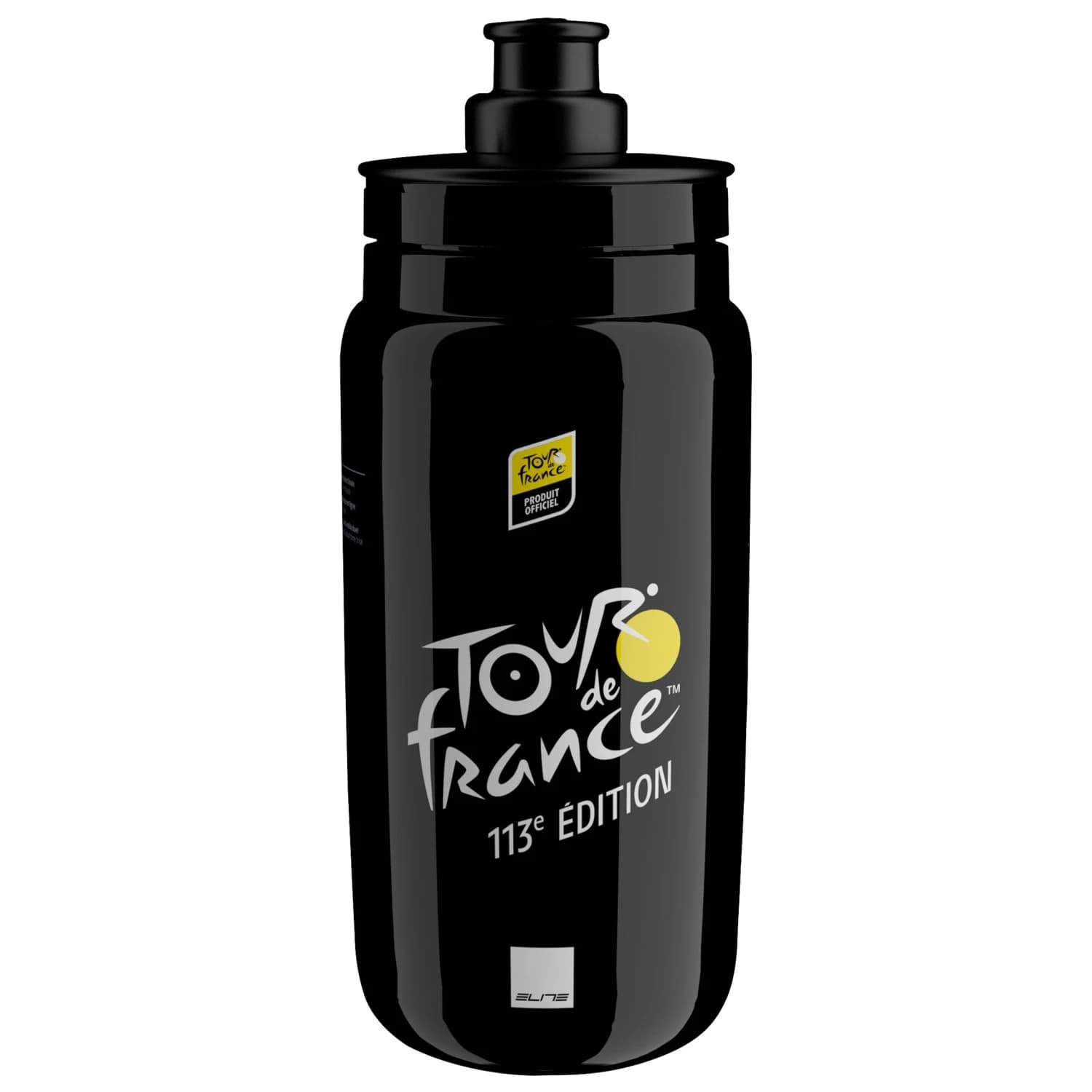 Бутилка за велосипед Elite Fly 550 ml Cycling water bottles - Tour De France Black Map