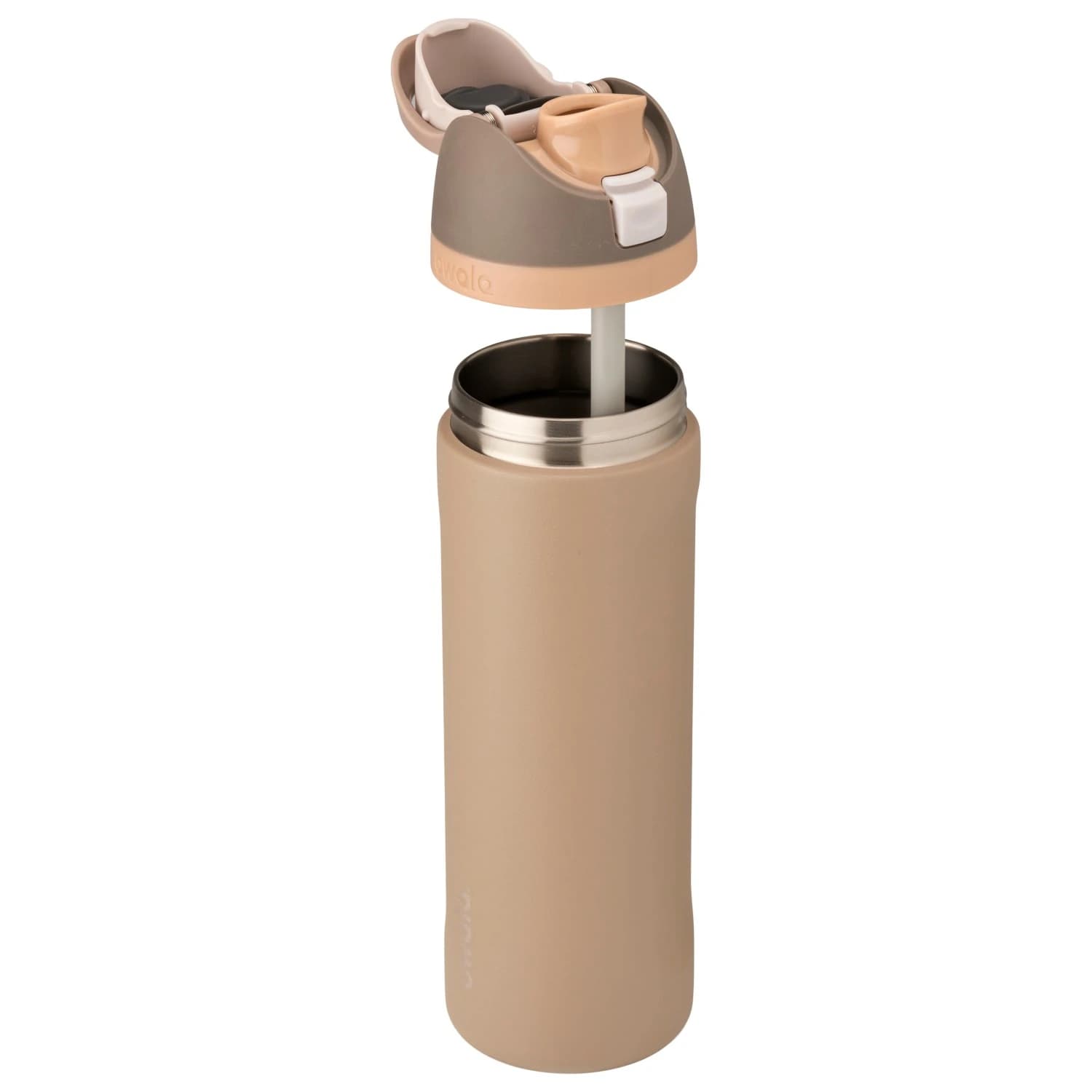 Термо бутилка Owala Freesip 710 ml Insulated bottle - Grey / Brown (Down To Earth)