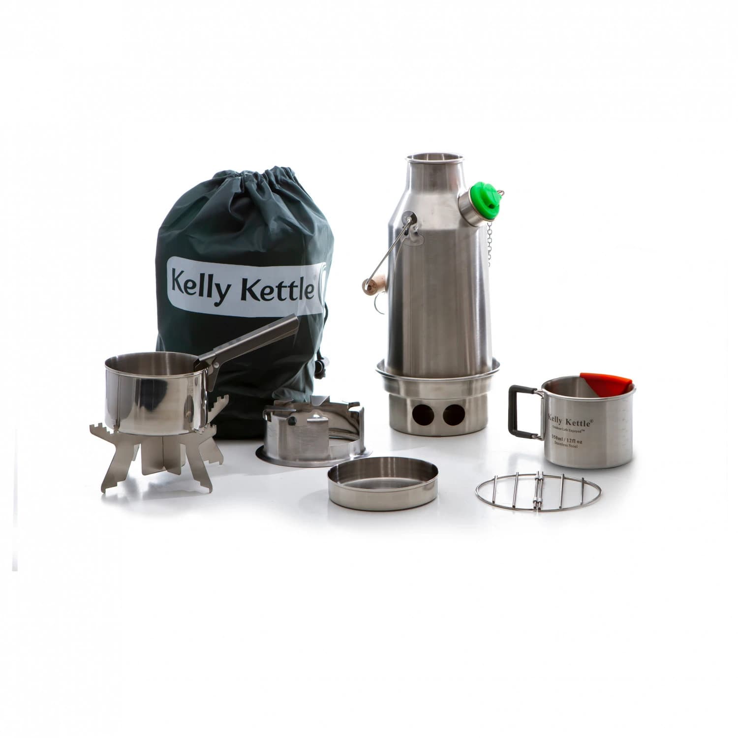 Котлон на твърдо гориво Kelly kettle Trekker' Kit Solid fuel stoves - Silver