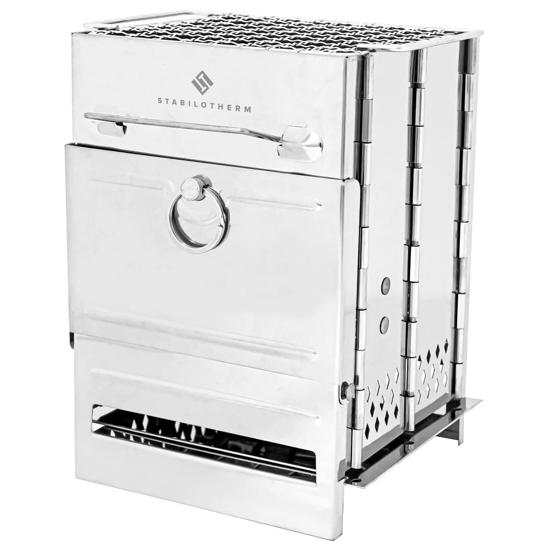 Котлон на твърдо гориво Stabilotherm Wood Stove Tower 1 Solid fuel stoves - Stainless Steel