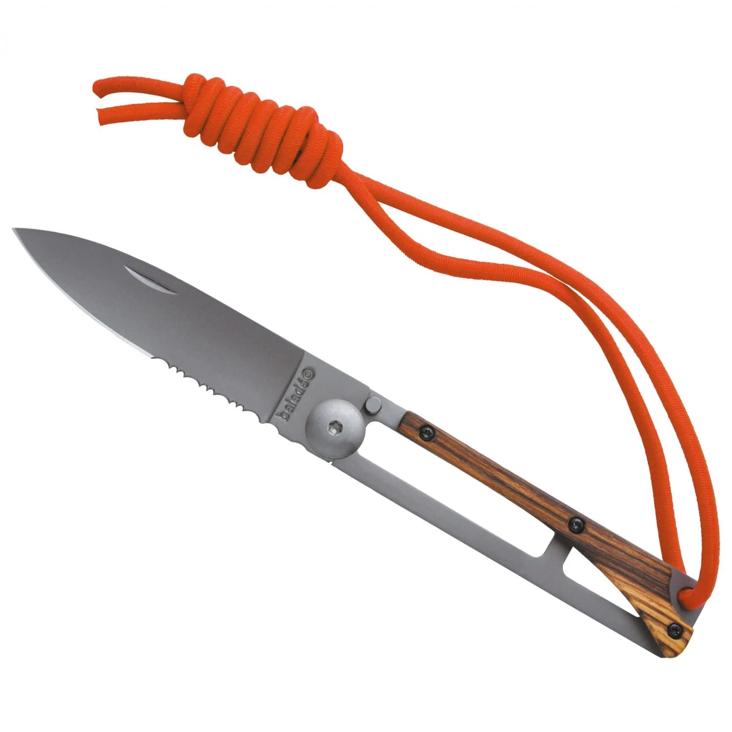 Нож Baladéo Taschenmesser Papagayo Skinny Knife - Stainless Steel / Wood / Red