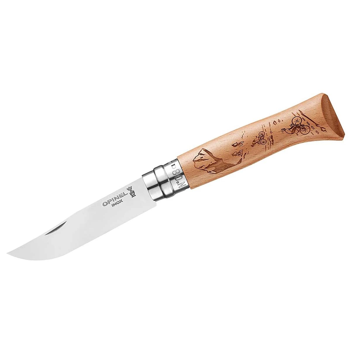 Нож Opinel Messer No 08 Gravure Knife - Velo
