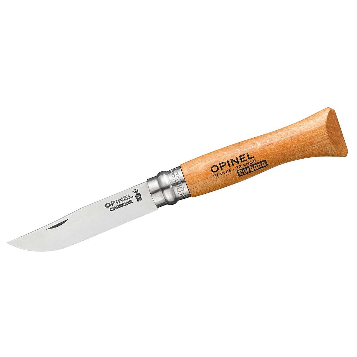 Нож Opinel Taschenmesser No 06 Carbon Knife - Beech