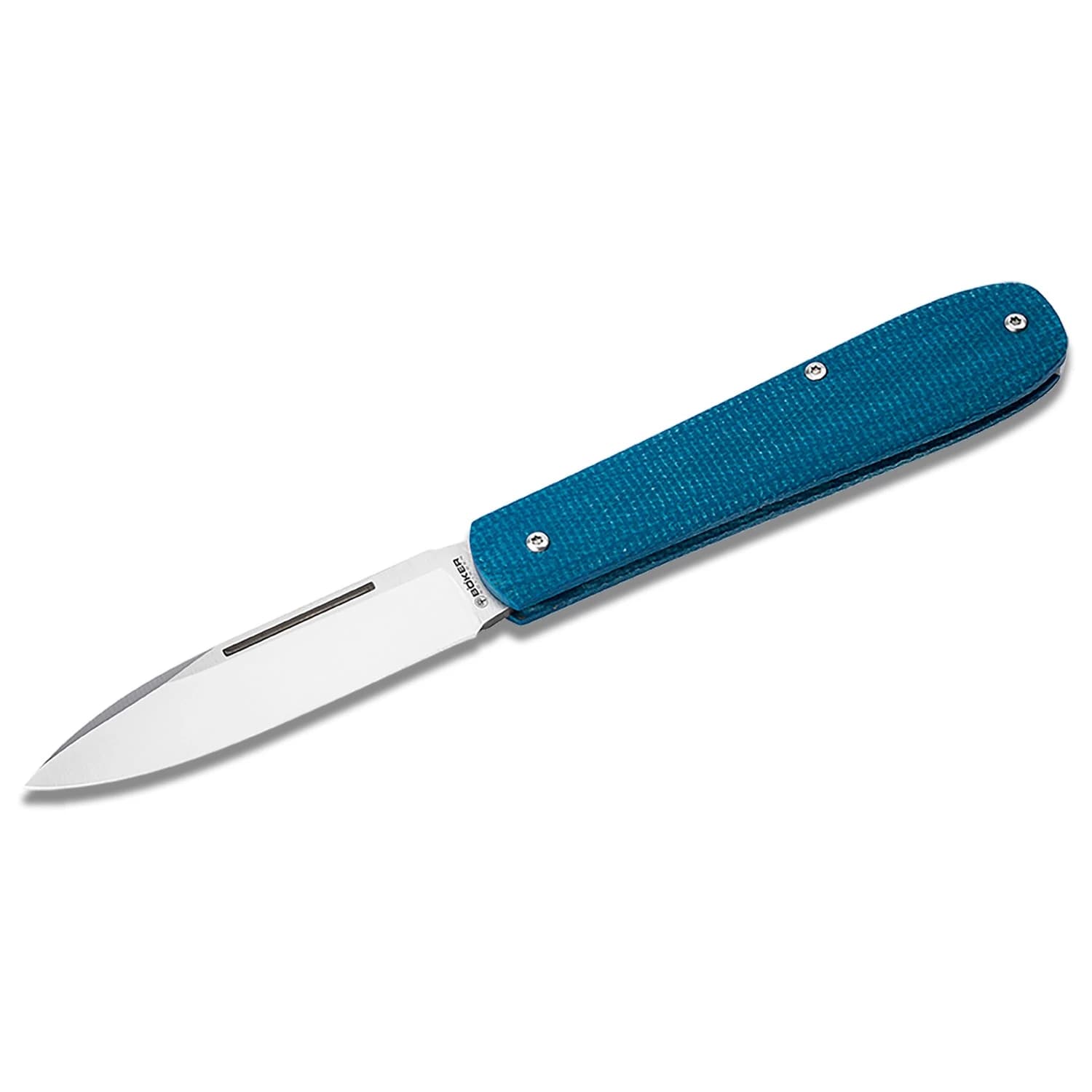 Нож Böker manufaktur solingen Coffin Denim Micarta Knife - Blue