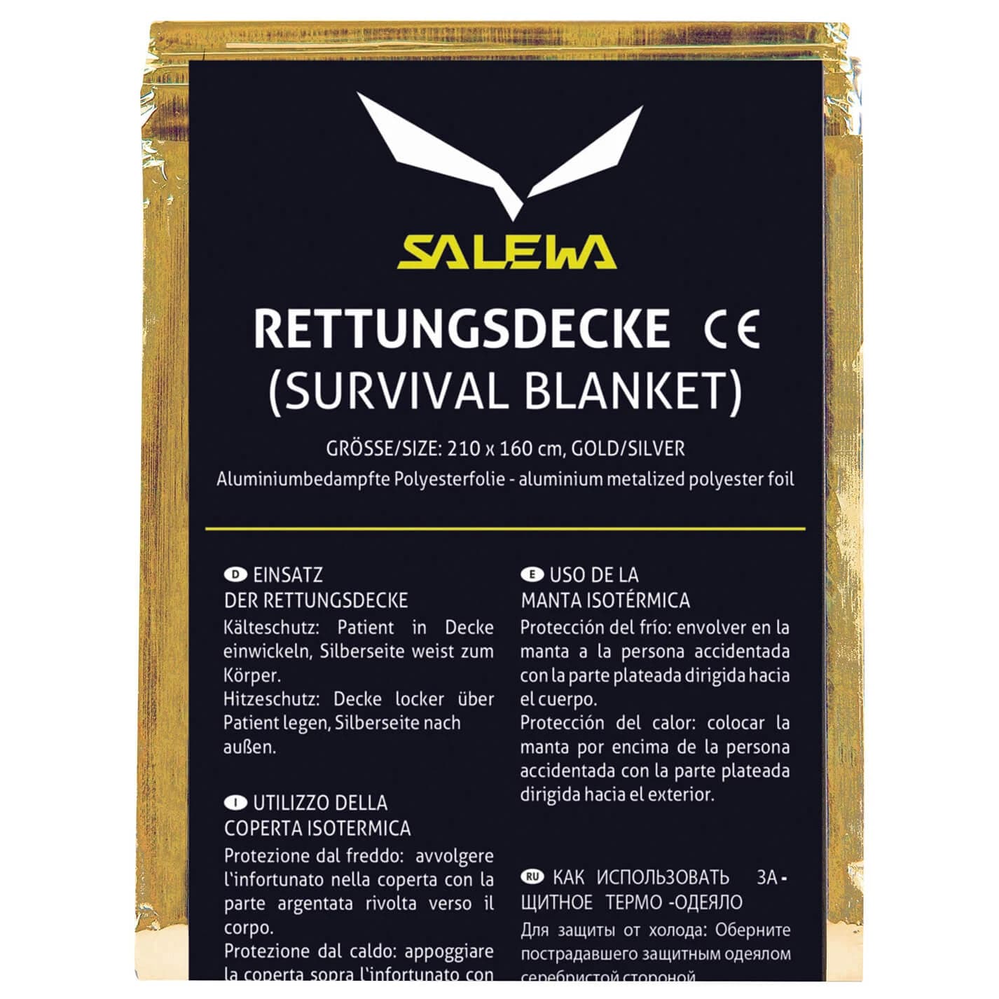 Термо защита Salewa Rescue Blanket Survival blanket - Gold / Silver
