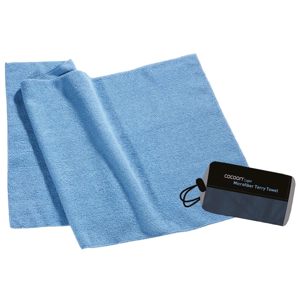 Микрофибърна кърпа Cocoon Terry Towel Light Microfiber towel - Light Blue