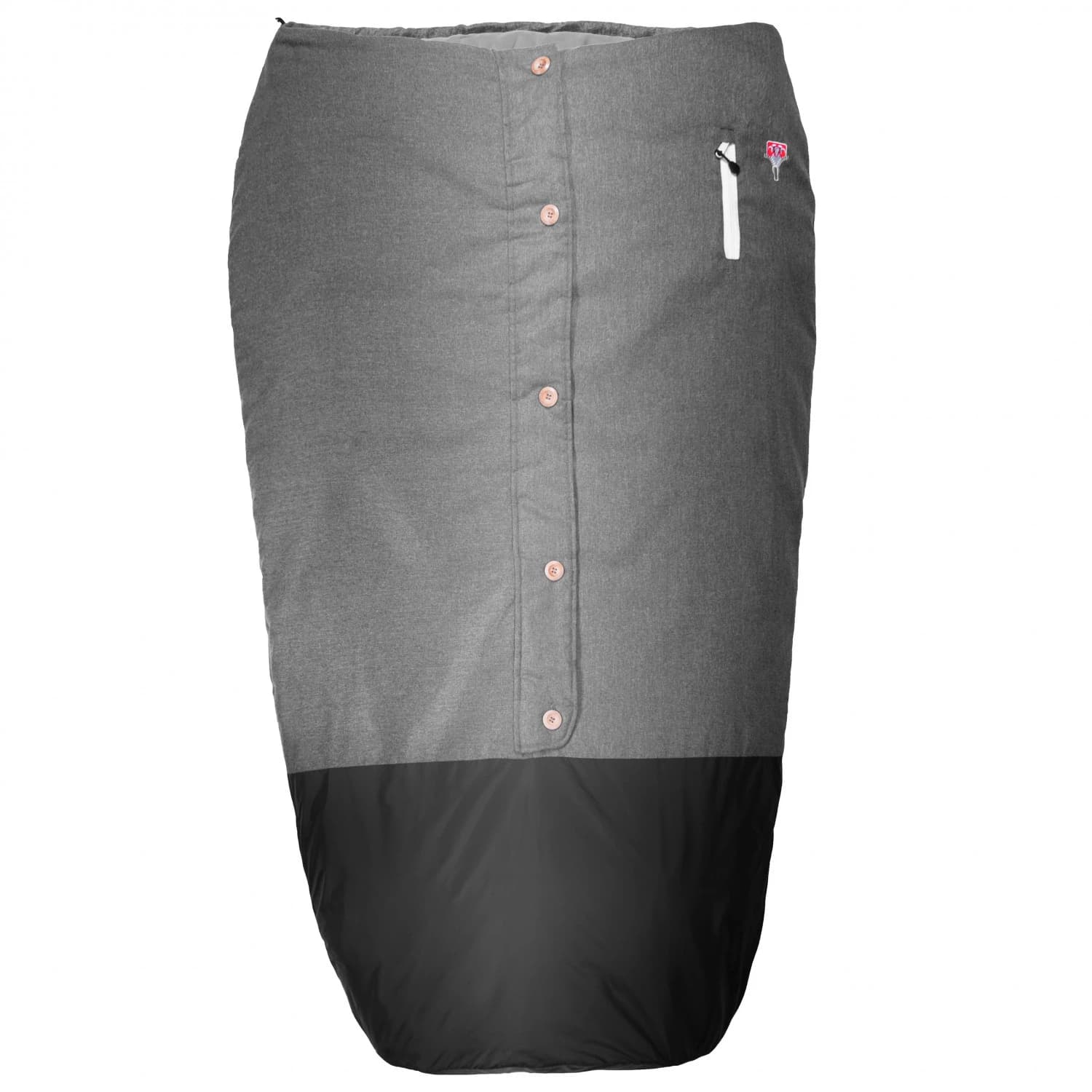 Аксесоар за спален чувал Grüezi bag Feater The Feet Heater Deluxe Footmuff - Grey / Black