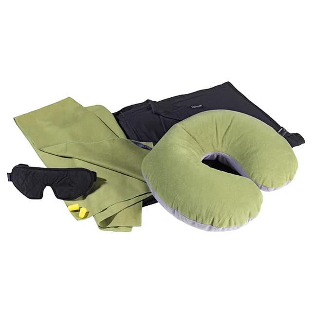 Възглавница за пътуване Cocoon Travelset Ultralight Pillow - Wasabi / Black