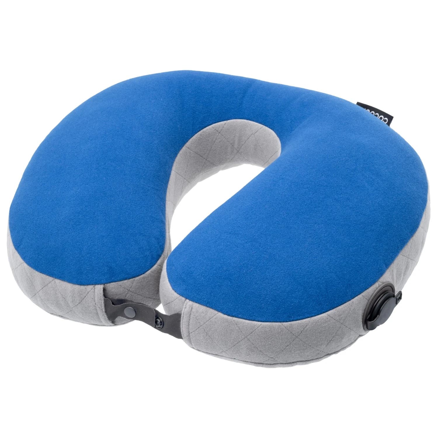Възглавница за пътуване Cocoon U-Shaped Down Neck Pillow Pillow - True Blue / Grey
