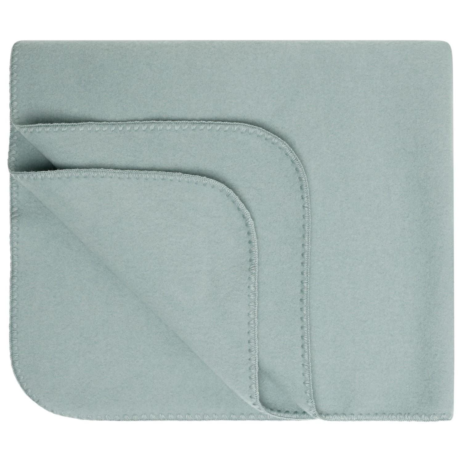 Завивка Engel Baby Blanket with Seamless Edge Blanket - Bergblau Melange