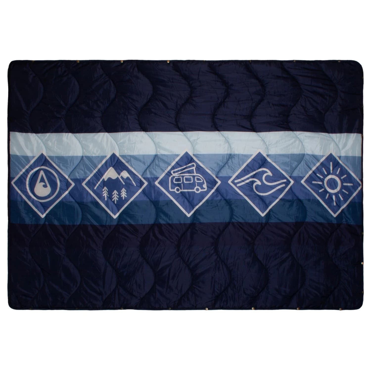 Завивка Wave hawaii Multifunc Outdoor Blanket D2 Blanket - Dunkelblau