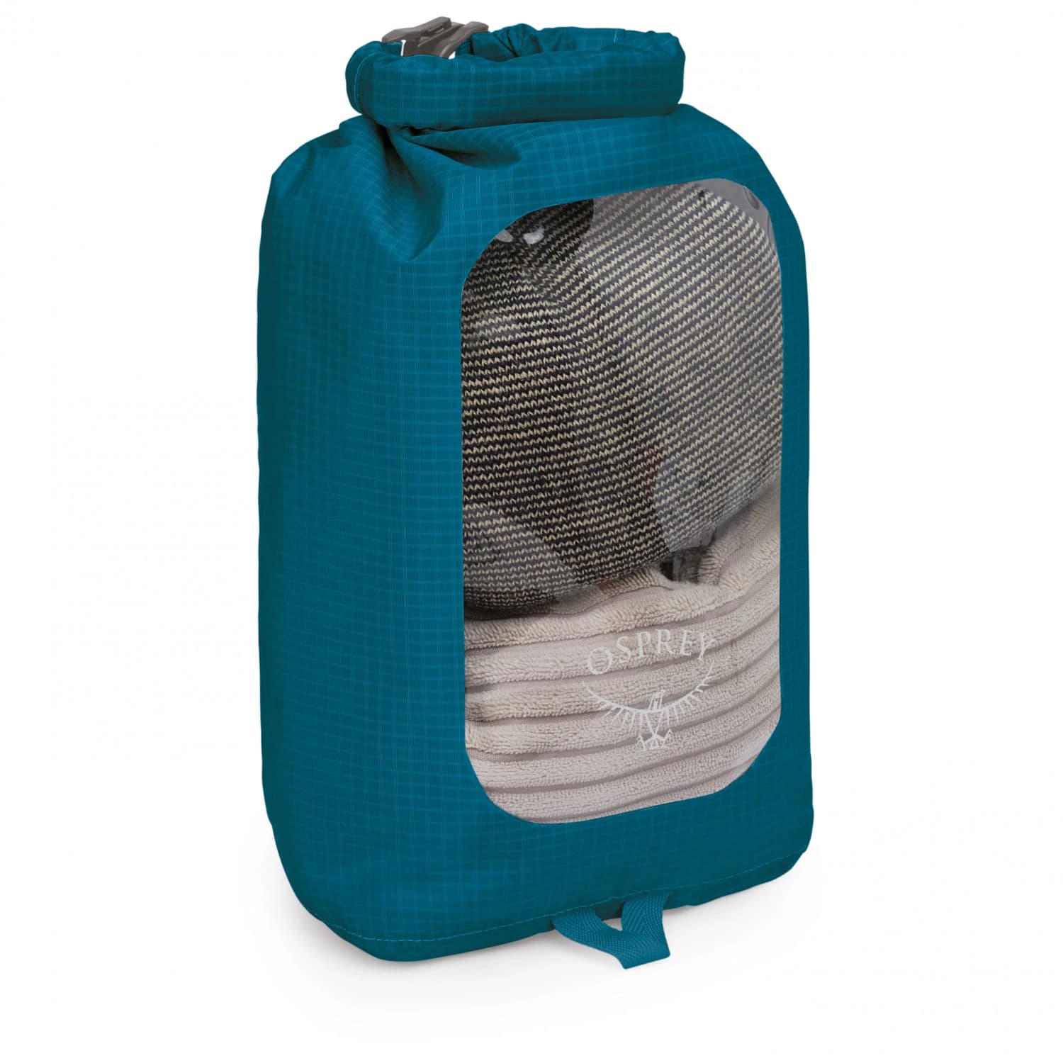 Компресиращ чувал Osprey Dry Sack 6 with Window Stuff sack - Waterfront Blue