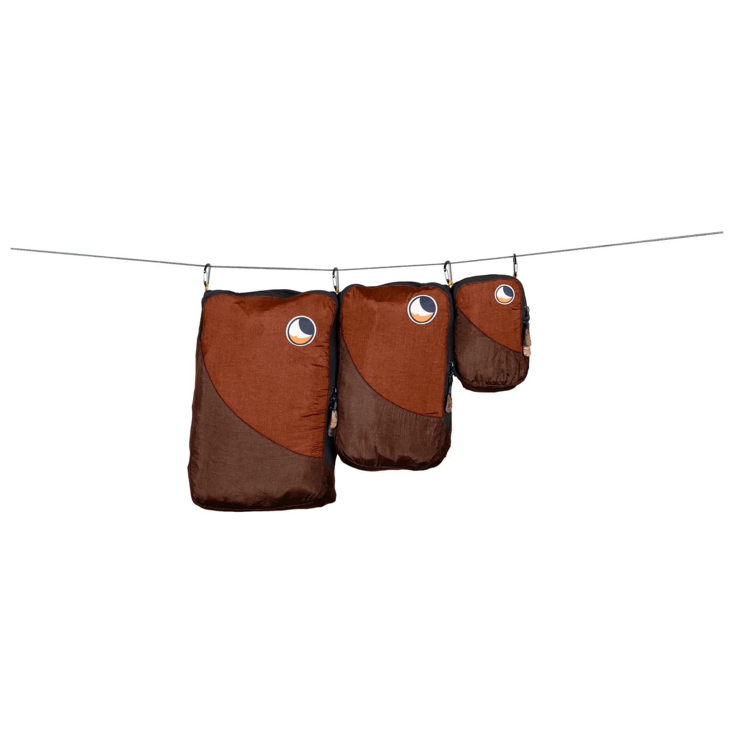 Компресиращ чувал Ticket to the moon Travel Cube Set Stuff sack - Chocolate / Copper