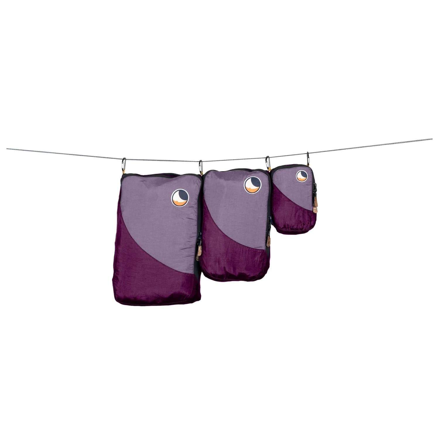Компресиращ чувал Ticket to the moon Travel Cube Set Stuff sack - Plum / Lavender