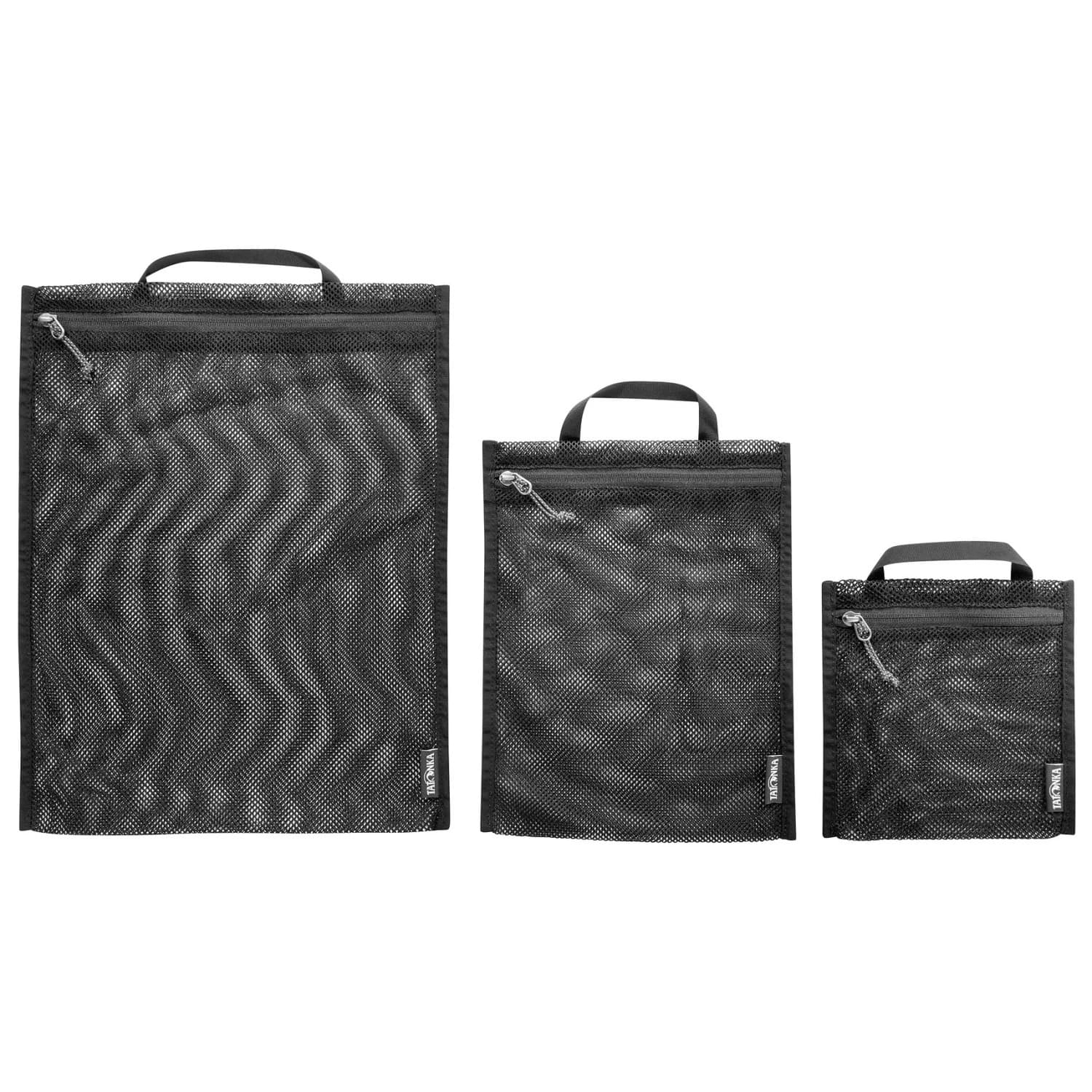 Компресиращ чувал Tatonka Mesh Pocket Set III Stuff sack - Black