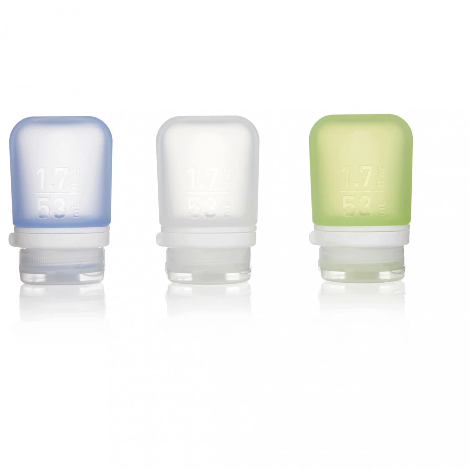Хигиена humangear GoToob+ - Clear / Green / Blue