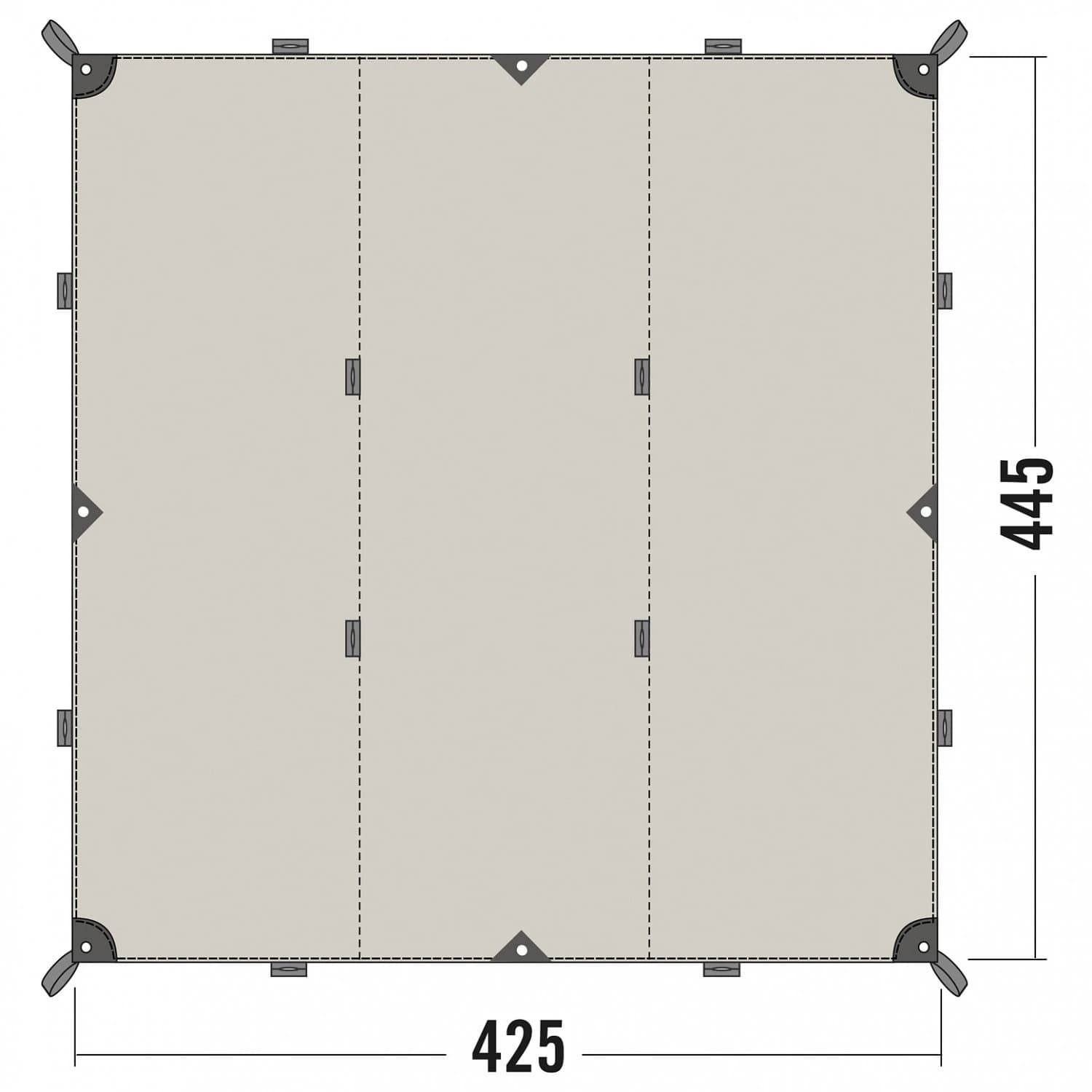 Навес Tatonka Tarp 1 TC Tarp - Sand Beige