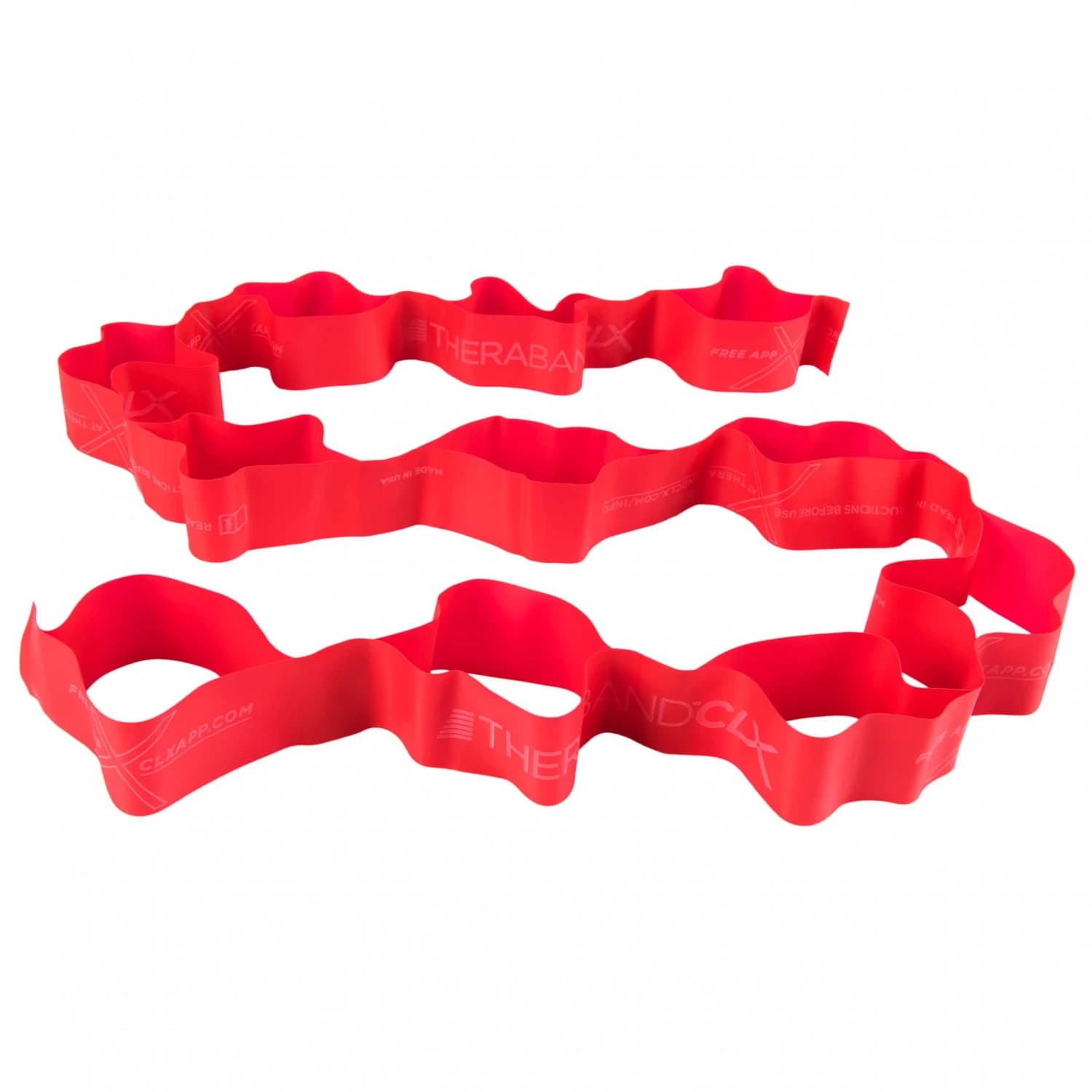 Ластик за тренировка Theraband CLX Band Exercise band - Red (Mittel)