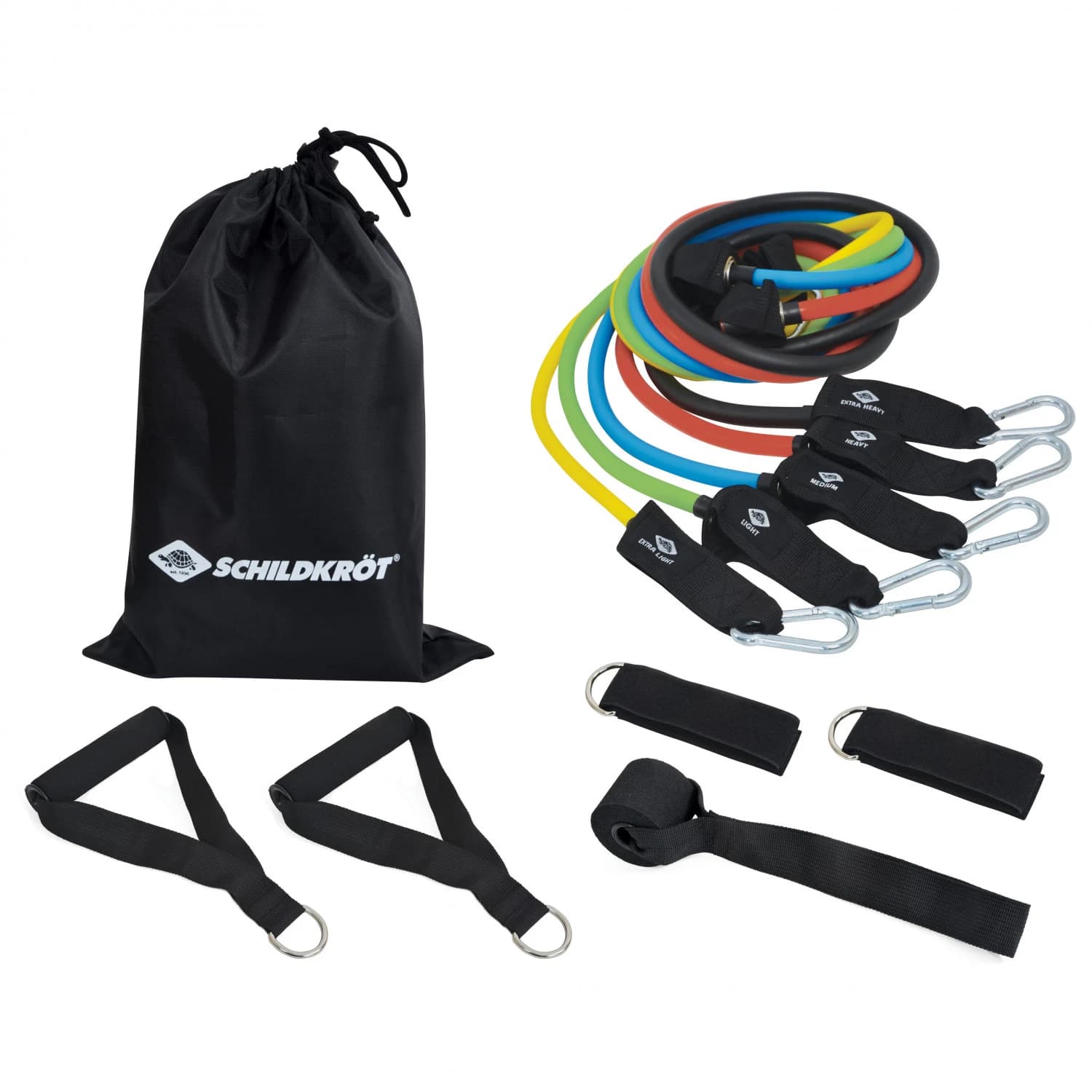 Ластик за тренировка Schildkröt fitness Expander Resistance Tubes Exercise band - Multicolour