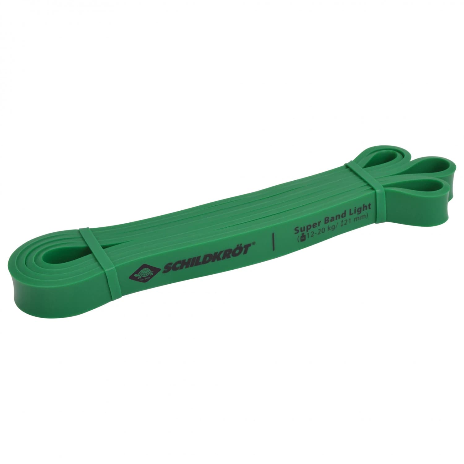 Ластик за тренировка Schildkröt fitness Super Band Light Exercise band - Green