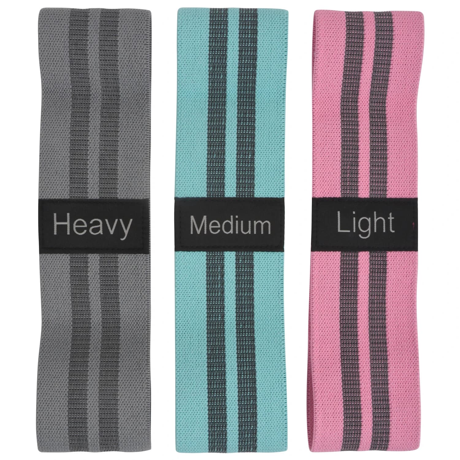 Ластик за тренировка Schildkröt fitness Shaping Loop Set Exercise band - Grey / Blue / Pink
