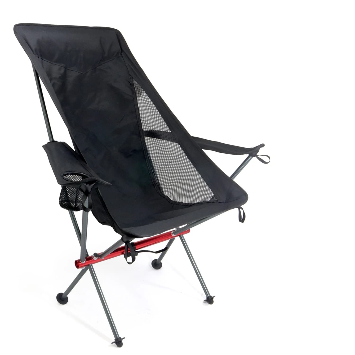 Къмпинг стол Basic nature Travelchair Ultralight Relax Camping chair - Black