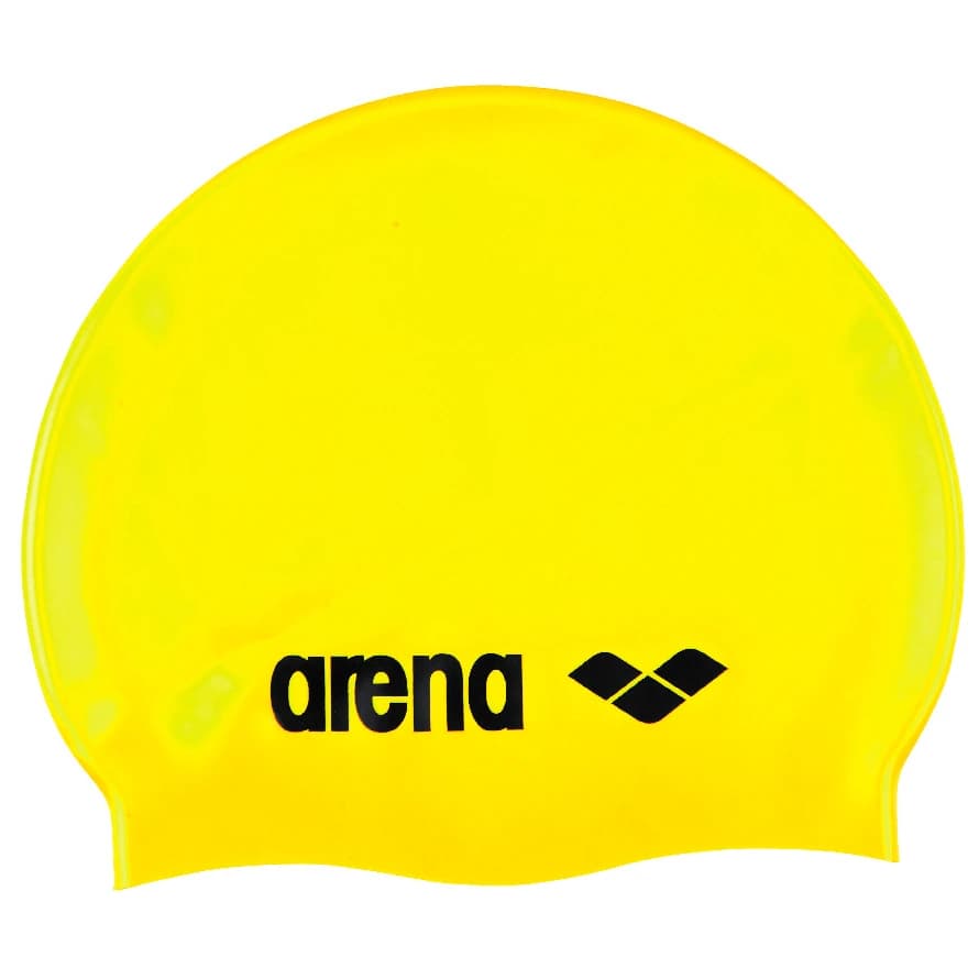 Шапка за плуване Arena Classic Silicone Swim cap - Yellow / Black
